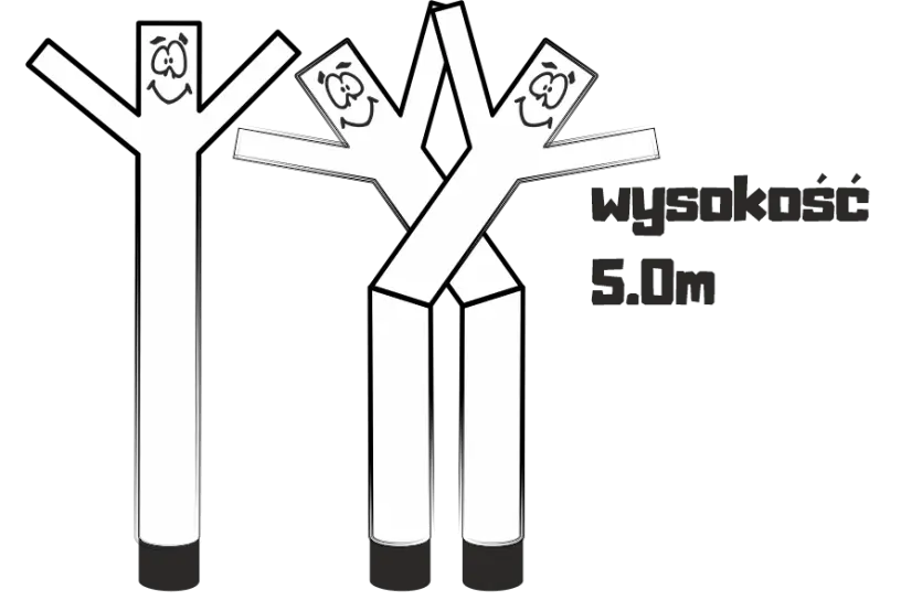 Wynajem Chwiej Reklamowy 5.0m jednonożny